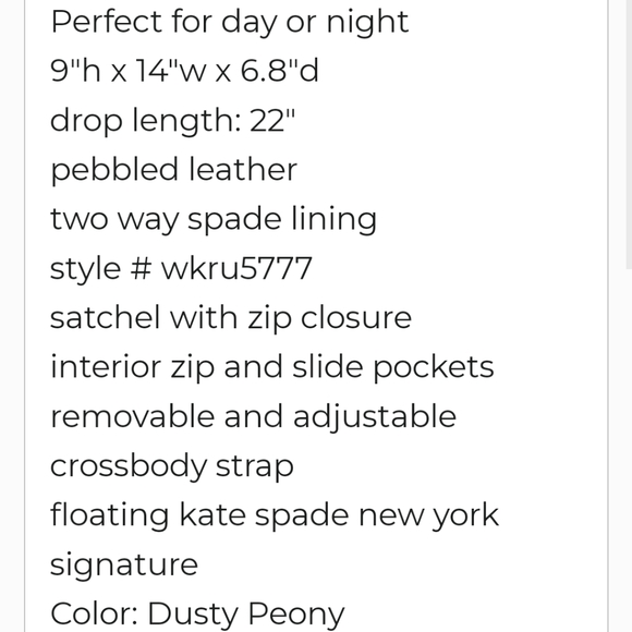 Kate spade satchel - Picture 4 of 16